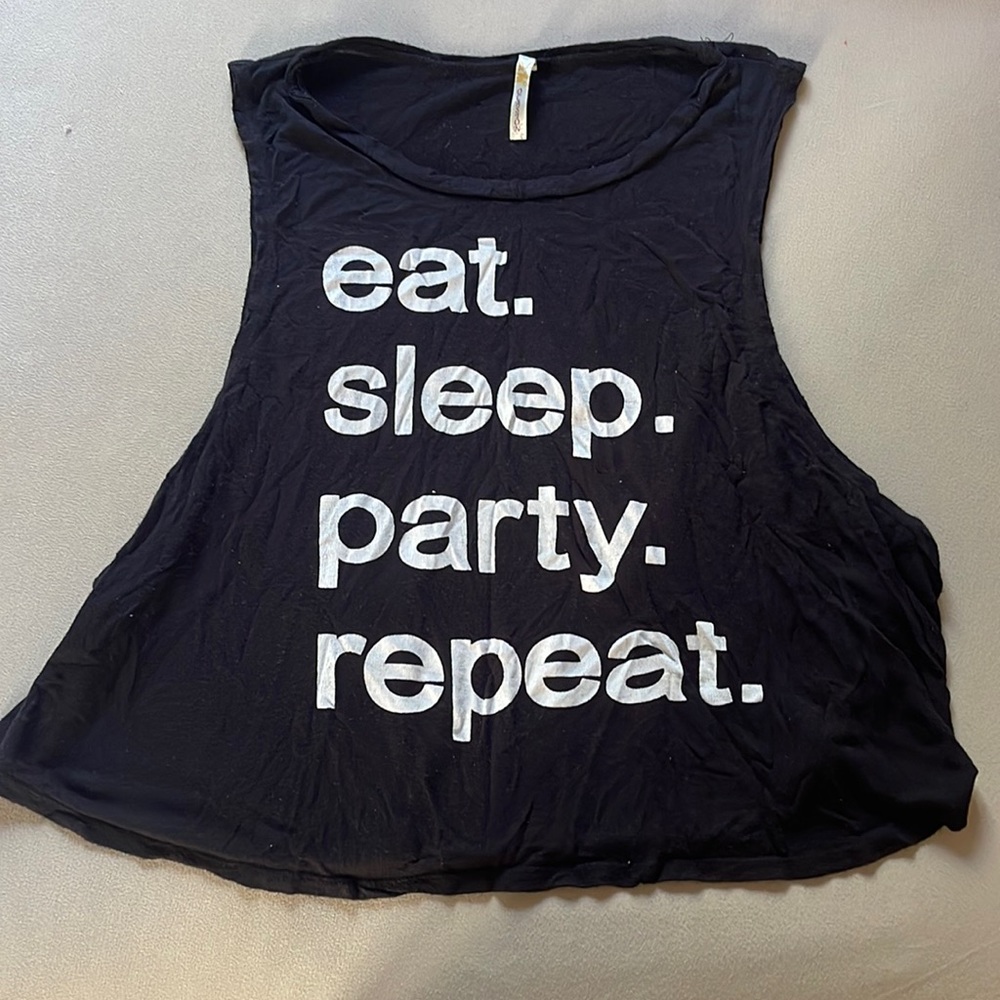 EAT. SLEEP. PARTY. REPEAT TANK TOP